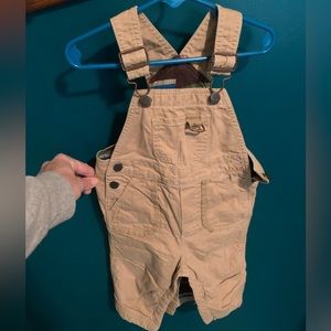 Baby Gap Khaki Overalls  size 12-18 mos